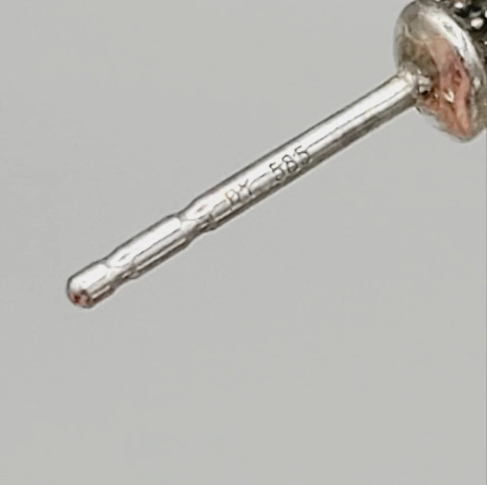 David Yurman Large Midnight Melange Hoop Earrings With Diamonds - Picture 12 of 12